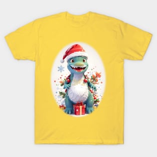 Dinosaur Christmas T-Shirt